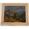 Image 1 : Mountain Scene Oil On Canvass 36 x 30