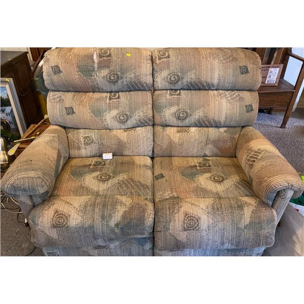 Lazyboy Fabric Loveseat Recliner
