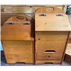 Image 1 : Antique Pair of Cedar Potatoes Cabinets 26T