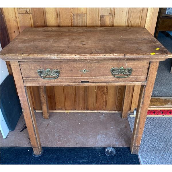 Antique Oak Side Table