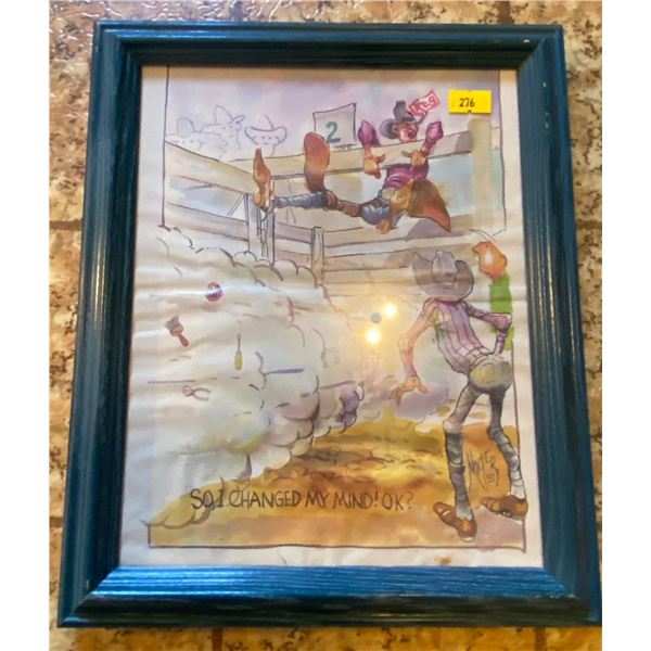 Cartoon Original - So I changed my mind!