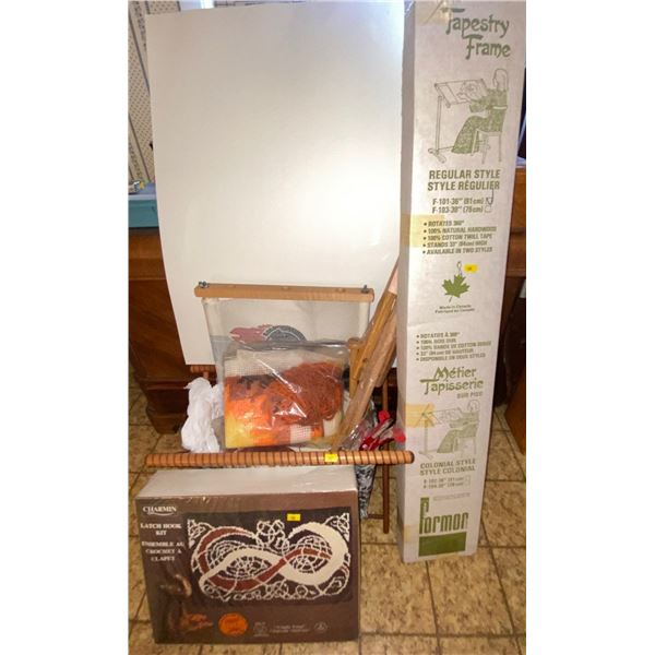 Sewing Latch Hook Supplies Lot