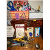 Image 3 : Sewing Supplies - Handheld Sewing Machine Needles Scissors Thread Etc...