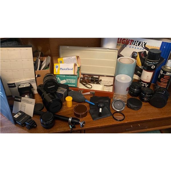 Professional Camera Lens Collection & Photography Equipment