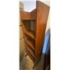 Image 2 : Small Antique Book Shelf With A Ying Yang Design. 15W11D47H
