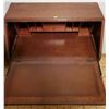 Image 3 : Vintage Dark Oak FlipTop Desk With Stool