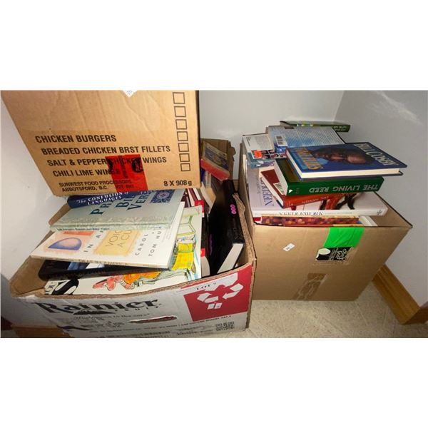 A Huge Collection Of Books. Many Religion & Cooking Related Books