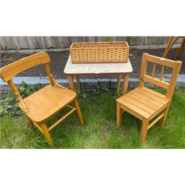 Wood Tables & Chairs