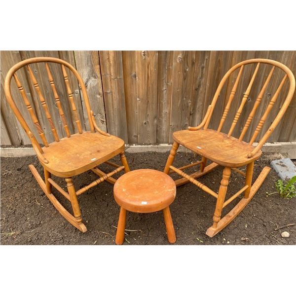 Rocking Chairs & Stool
