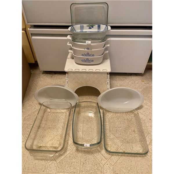 Corningware Collection - Antique Glassbake USA
