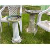 Image 2 : Bird Bath With Garden Chairs