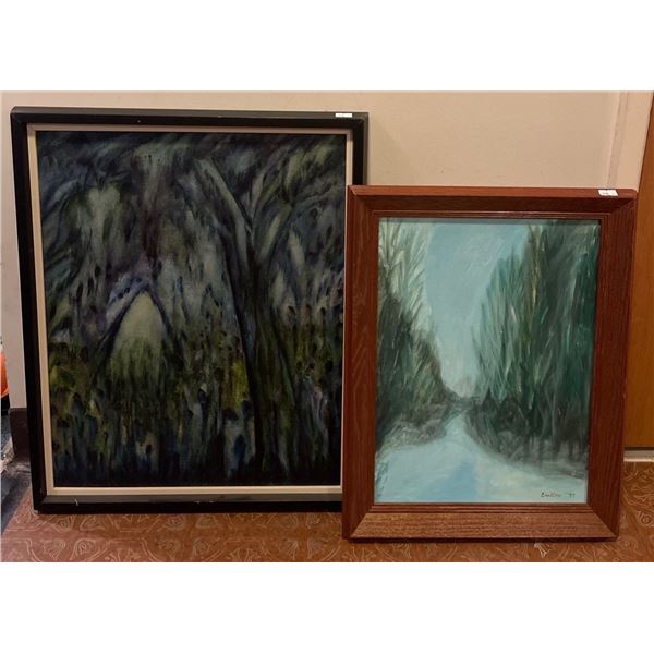 Nature Paintings Small On Board Large 18 x 22 On Canvass