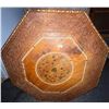 Image 3 : Antique Persian Inlaid Side Table 21 x 21 x 19T Slightly Warped