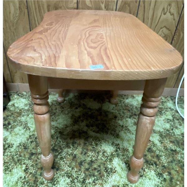 Wood Accent Table21L  x 13D x 17T