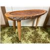 Image 1 : Handmade Handcrafted Live Edge 3 Legged Accent Table