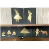 Image 5 : Gold & Black Foreign Decorative Collectables 9x12 5 pieces