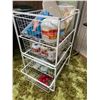 Image 2 : Metal Rolling Rack 2 Ironing Boards w/ Metal Organizer & It's Contents