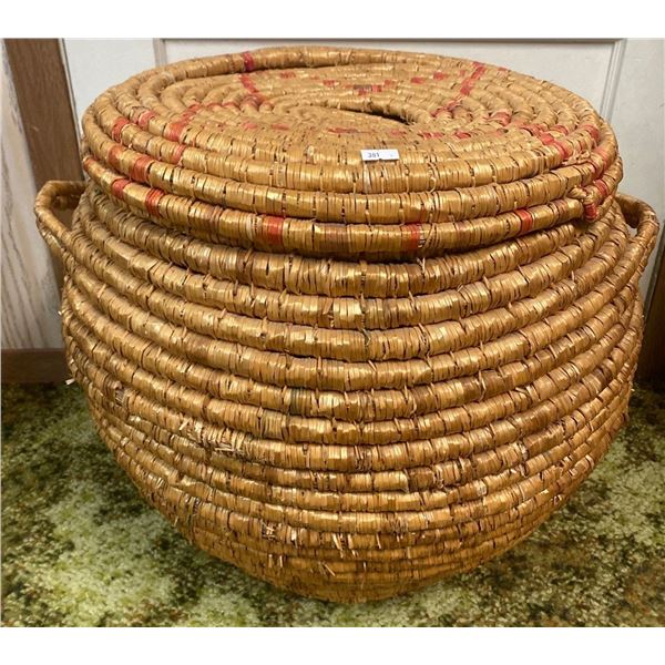 Snake Charmers Basket w/ Lid
