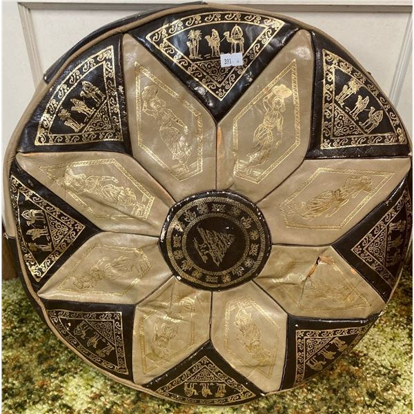 Tibetan Prayer Pillow Leather