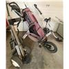 Image 1 : Pink Golf Bag & Carts Manual Golf Caddies