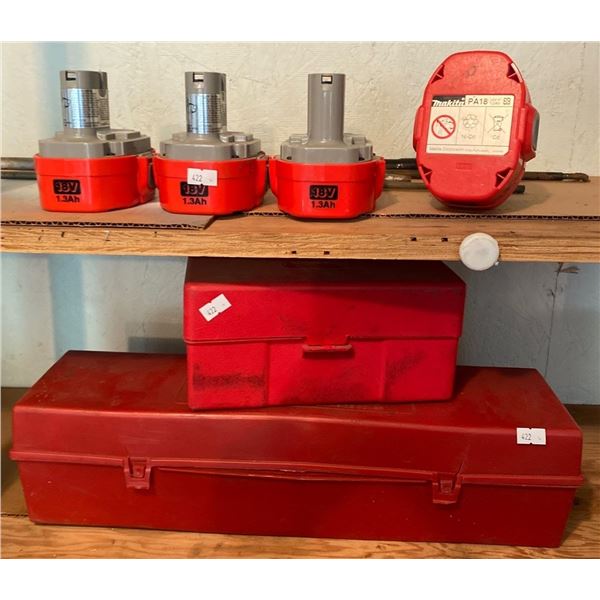 Makita PA18 18 V Rechargable Batteries