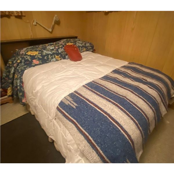Double Bed Frame Mattress & All Bedding Duvet