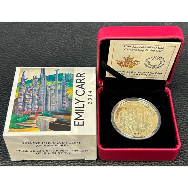 Sold Out - Fine Silver Coin - Emily Carr: Totem Forest - Mintage: 6,000 (2014)