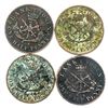 Image 1 : Lot of (4) Bank of Upper Canada 1857 Half PennyÂ Tokens Good