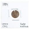 Image 1 : Canada 1884 LeRoux LER1741 Token Fate Nationale 24 Juin Miontreal SCARCE