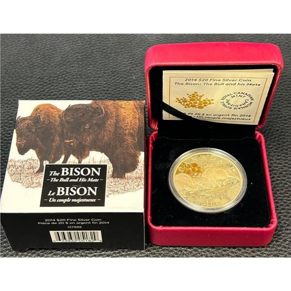 Sold Out - 2014 Canada $20 The Bison: The Bull and His Mate