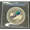 Image 1 : Sold Out - 2015 Canada $10 Colourful Songbirds - Violet-Green Swallow