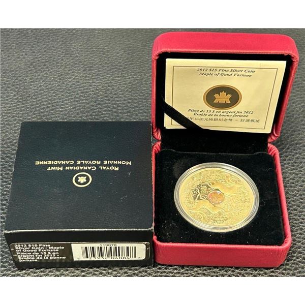 Sold Out - Fine Silver Hologram Coin - Maple of Good Fortune - Mintage: 8888 (2012)