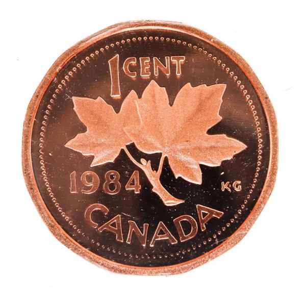 1984 Canada 1 Cent. PF67. Red; UHC. ICCS.