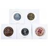 Image 1 : Lot of (5) Old Beautiful Medals/Tokens