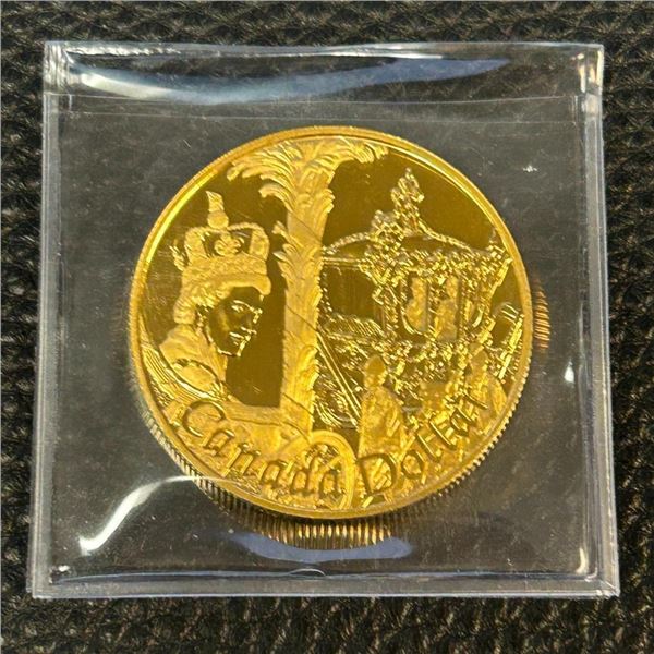 2002 Canada Dollar - 24kt Gold over Fine Silver.