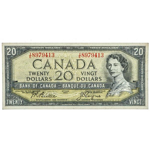 Bank Of Canada 1954 $20 - Modified Portrait.