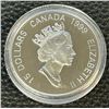 Image 2 : Sold Out - RDC 1999 Canada $15 Year of the Rabbit Sterling Silver & Gold Plated