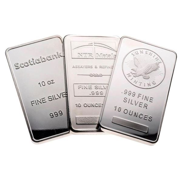 Misc. .999 Fine Silver 10oz bar.