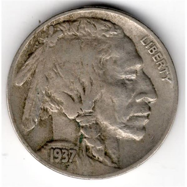 1937-D Buffalo Nickel