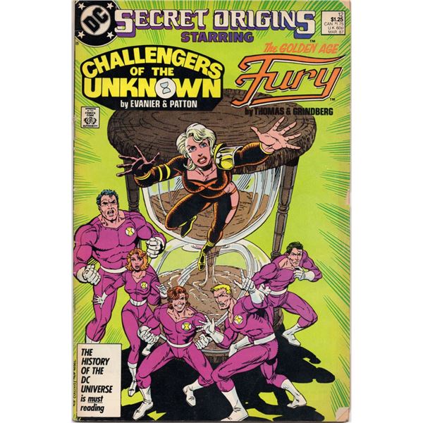 DC Secret Origins Challenger of the Unknown and The Golden Age of Fury March #12