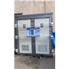 Image 1 : BASTONE LOCKING PORTABLE MOBILE DOUBLE TOILET HOUSE, WITH TWO TOILETS, TWO SINKS, LIGHTING, &