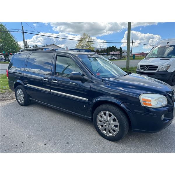 *MUST TOW, NOT SUITABLE FOR TRANSPORTATION* 2006 BUICK TERRAZA CXL, BLUE, 4DRSD, GAS, AUTOMATIC,