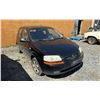 Image 2 : *MUST TOW, NOT SUITABLE FOR TRANSPORTATION* 2006 PONTIAC WAVE, BLACK, HATCHBACK, GAS, AUTOMATIC, VIN