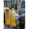 Image 1 : PALLET LOT OF ULINE RETRACTABLE CROWD CONTROL STATIONS