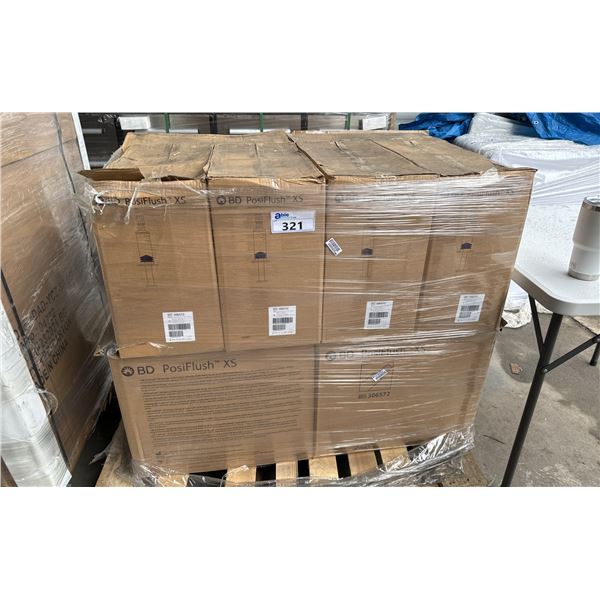 PALLET OF BD POSIFLUSH XS SODIUM CHLORIDE SYRINGES