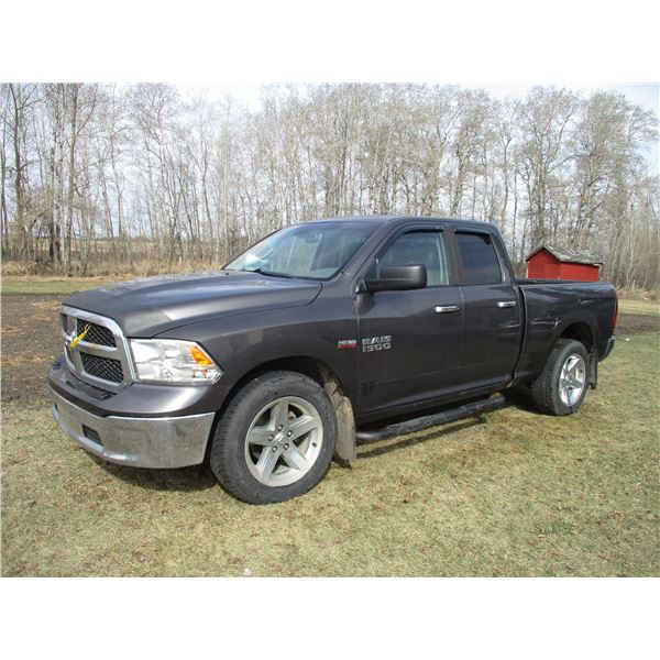 2016 Dodge Ram 1500 Quad Cab Truck, VIN 1C6RR7GT8GS120219, Approximately 300,000 km. on Body, Approx