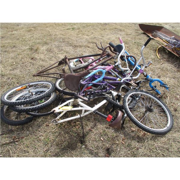 Assortment of Bicycle Parts