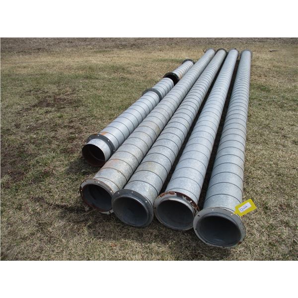 Galvanized Tubes - 9" Inner Diameter
