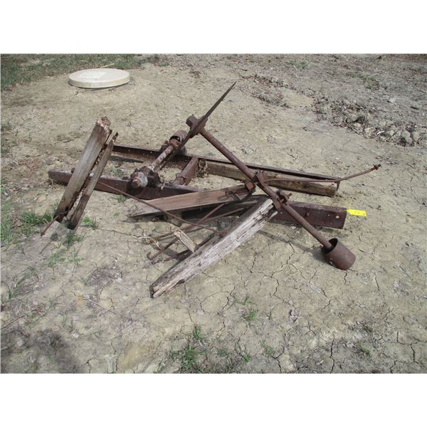 Mandrel With Sawblade, Mounting Brackets