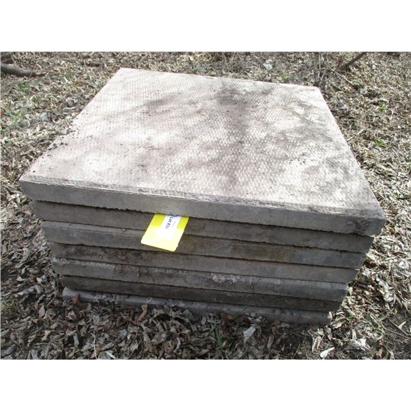 (7 Times Bid Price) (7) Patio Blocks - 2' Square